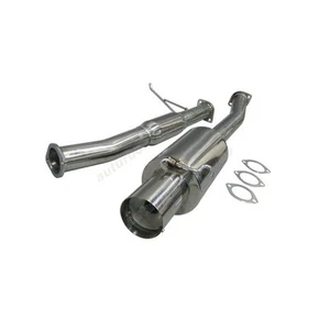 Turbo Catback Exhaust System For 93-98 Toyota Supra MK4 3" SS 2JZGTE - Foto 1 di 1