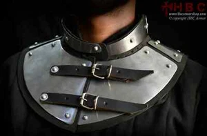Medieval Neck & Spine Protection For Buhurt/SCA/Medieval Reenactment Neck Gaurd - Picture 1 of 7