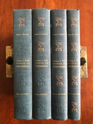 The World of Mathematics: Small Library of Literature of Math by NEWMAN 4 Vols - Image 1 of 2