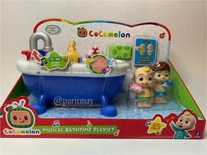 NEW Cocomelon Musical Bath Time Playset with JJ & TomTom Color Changing (NIB) - Picture 1 of 10