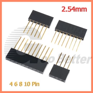 Stackable Stacking Pin Header 4 6 8 10 Pin for Breadboard Single Row 11mm - Picture 1 of 13