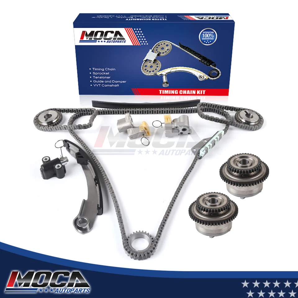 Kit de cadena de distribución piñón VVT para Nissan Frontier NV Xterra Suzuki Equator 4,0 L Foto 1 de 4