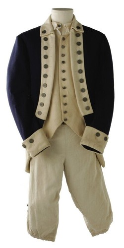 OFF WHITE Replica uniforme blu navy George Washington cappotto di lana risvolto bianco spedizione veloce