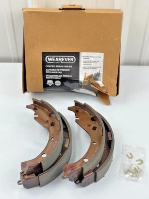 S911 Wearever Coated Brake Shoes for REAR for Nissan Versa 2008 2009 2010 2011 - Image 1 of 4