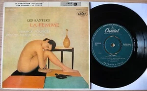 FRANCK POURCEL LES BAXTER'S LA FEMME PART 3 7" EP CAPITOL (1956) VG GT BRITAIN - Picture 1 of 2