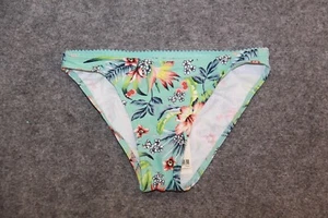 BIKINI UNTERTEIL SLIP GRÖSSE 34 VON ESPRIT TÜRKIS MIT BLUMENMUSTER - Picture 1 of 1