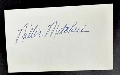 Nellie Mitchell 1909 Cleveland Naps Baseball Signed 3x5 Index Card Babe Ruth K - Image 1 of 2