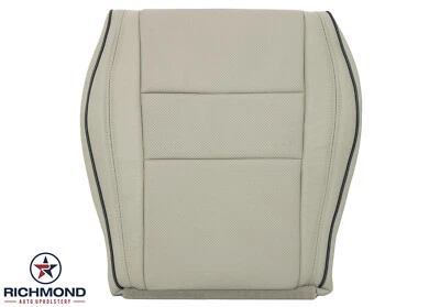 For 2014 2015 Jeep Grand Cherokee Overland-Driver Bottom Leather Seat Cover Tan - Image 1 of 4
