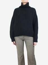 Anine Bing Black wool-blend jumper - size XS
