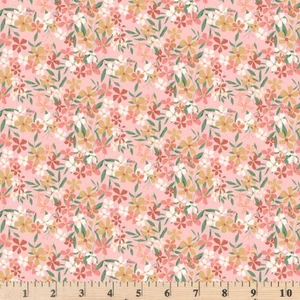 Flores pintadas flores pintadas rosa 24651 tela amapola algodón por media yarda - Imagen 1 de 3