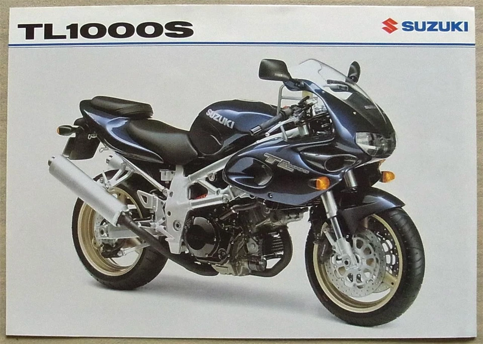 SUZUKI TL1000S MOTORCYCLE Sales Specification Leaflet Nov 1998 #MB9TL1000S-LEAF - Image 1 of 2