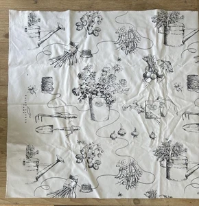 RALPH LAUREN Home FABRIC Sample Vintage Garden Shop Toile Cottage Hill 35”x60” - Picture 1 of 4