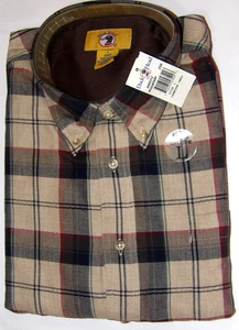 UNBENUTZTES KARIERTES HERRENHEMD MIT ENTENKOPF! Neu mit Etikett! 100% BAUMWOLLE, LANGARM, TASCHE! L - Bild 1 von 6