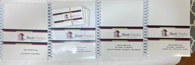 Brand New $1300 March 2026 CFP Exam Brett Danko Live Review  Study Material - Image 1 of 4
