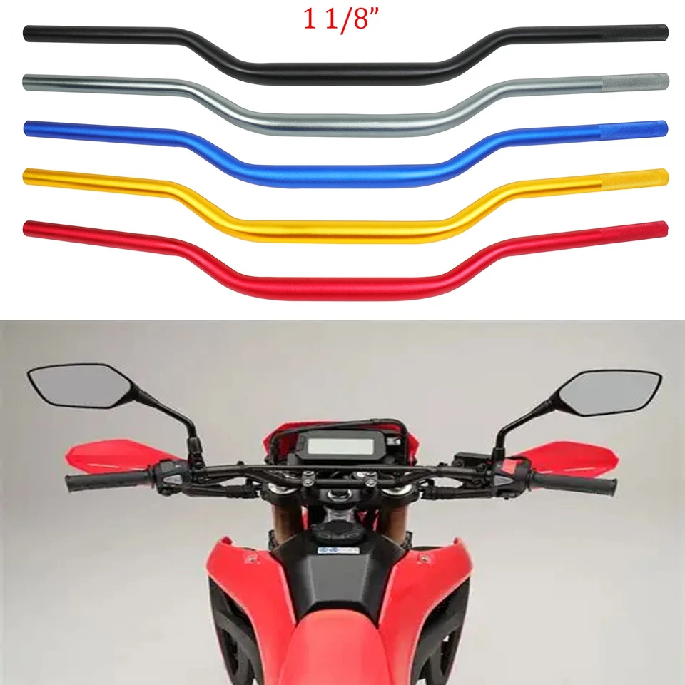 For Honda CRF250L CRF300L CRF450L CRF1100L Moto Handlebar 1 1/8" 28mm Fat Bar - Image 1 of 4