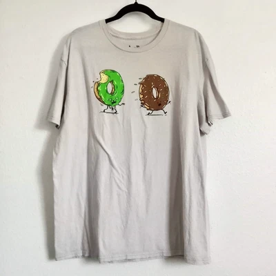 Camiseta DONUT ZOMBIE Phil Tseng Hombres XL Camiseta Gráfica Divertida Disfraz Sin Hilos Foto 1 de 4