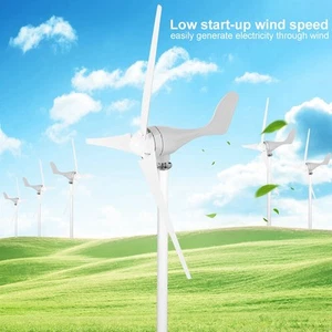Turbina eólica tipo S 12V500W almacén en el extranjero - Imagen 1 de 14