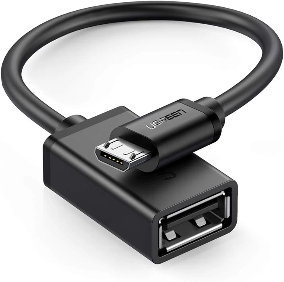 Adaptador UGREEN Micro USB 2.0 OTG Cable On The Go Macho a Negro  Foto 1 de 4