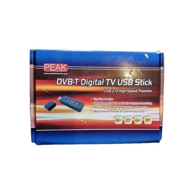 Peak DVB-T HDTV/SDTV Digital TV USB Stick-USB 2.0 High-Speed Transfer.NEW.rrp£30 - Image 1 of 4