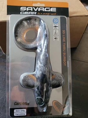 Savage Gear3D Burbot 25cm  70g  Black Silver Orange  - Bild 1 von 3