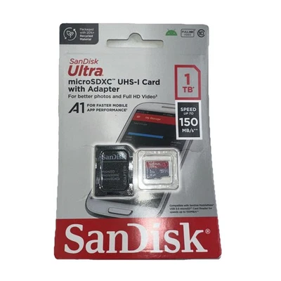 SanDisk Ultra 1TB Class 10 microSDXC UHS-I Memory Card - Image 1 of 2