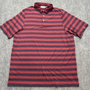 Kjus Golf Polo Shirt Mens 58 3XL Red Striped UPF 50+ Wicking Stretch - Picture 1 of 8
