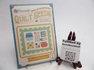 Riley Blake Mercantile by Lori Holt Quilt Seeds Block Pattern Pins & Pincushions - Picture 1 of 4