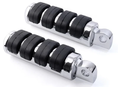 Fußrasten Set Chrom für Harley-Davidson HD alle Softail XL Sporty V Rod Dyna usw - Bild 1 von 4