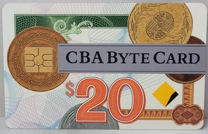 Australia $20 CBA Byte tarjeta prueba interna usada RRRR - Imagen 1 de 2