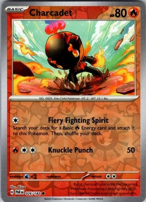 SV04: Paradox Rift #026/182 Charcadet Reverse Holo - Image 1 of 2