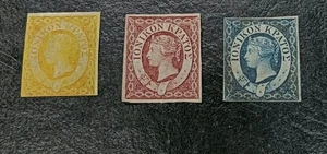 IONIAN ISLAND 1859 SG 1 2 3 Sc 1 2 3 Mint No Gum - Picture 1 of 2