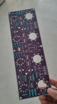 A classic EL34/KT88 Push-pull PCB board with resisitors - Image 1 of 4