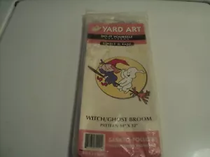Vintage YARD ART Do It Yourself Patterns HALLOWEEN Witch Ghost Broom #YA31020 - Picture 1 of 2