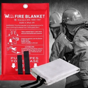 Coperta Ignifuga con Manici sopravvivenza di emergenza protezione cucina casa - Imagen 1 de 10