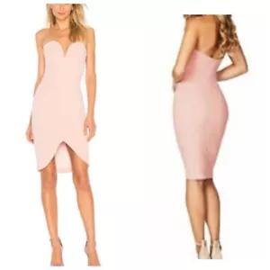 Vestido Nookie Revolve Miel Bodycon Escote Corazón GRANDE en Rubor $229 - Imagen 1 de 6