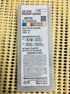 HITACHI WDNW 120420 JX1045 Insert New Stock 10PCS 1 BOX - Picture 1 of 1