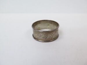 Sterling Silver 925 Chester Napkin Ring Weight 8.45g Maker RP Collectable