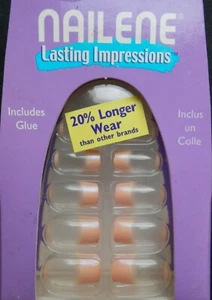 NAILENE LASTING IMPRESSIONS 77277 GLUE ON NAILS 5 SETS - Picture 1 of 1