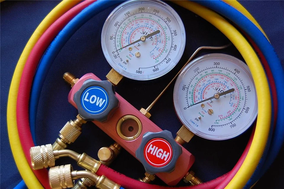 REFCO Manifold Gauge Hose Set R410a Professional HVAC Tool. Fieldpiece Avg2