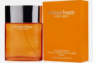 CLINIQUE HAPPY for Men Cologne Spray Eau De Toilette 3.4 oz 100 ml - Picture 1 of 1