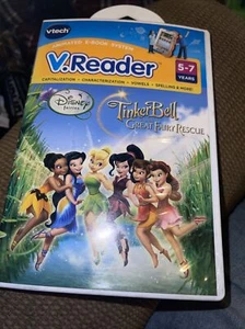 Vtech V.Reader System Disney: Tinker Bell and the Great Fairy Rescue (5-7yrs) - Picture 1 of 2