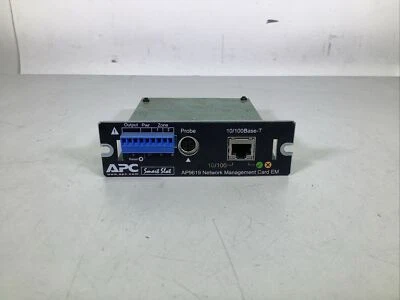 APC Smart Slot AP9619 Network Management Card - NG Q5B - Image 1 of 4