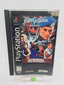 Street Fighter The Movie (Sony PlayStation 1 PS1, 1995) CAJA LARGA CIB - Imagen 1 de 10