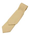 Lot of 50 Men's Champagne Satin Tie and Pocket Square Sets