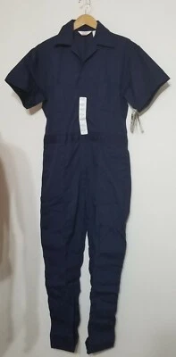 Walls Master Made Coveralls Jumpsuit Short Sleeve 42 Regular Blue Scotchgard NWT - Image 1 of 4