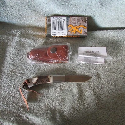 Browning Sandvik 12CV27 Folding Knife- Model 794 - Sweden Steel- Low Production - Image 1 of 4