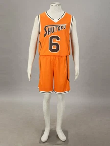 Kuroko no Basket Midorima Shintaro Cosplay Orange No.6 Mens Kuroko no Basket Cos - Picture 1 of 5