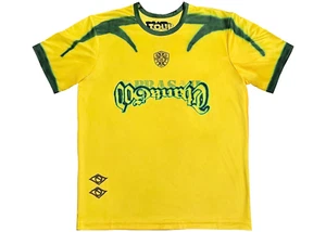 TRAVIS SCOTT BRAZIL SOCCER JERSEY L IN HAND - Picture 1 of 1
