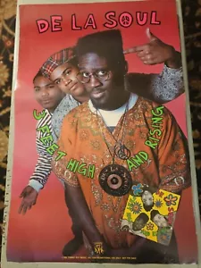 DE LA SOUL- Promo Poster 1989 3 Feet High And Rising R-10 - Picture 1 of 18