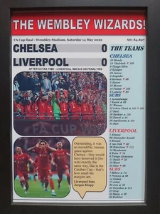 Chelsea 0 Liverpool 0 - Liverpool win FA Cup 2022 on penalties - framed print - Picture 1 of 2